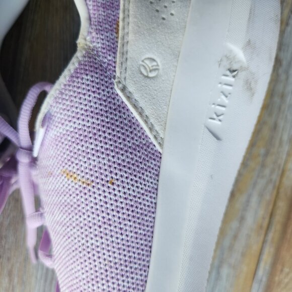 Kizik Madrid Eco Stretch-Knit Hands Free Sneaker Lace-Up Purple - Picture 11 of 11